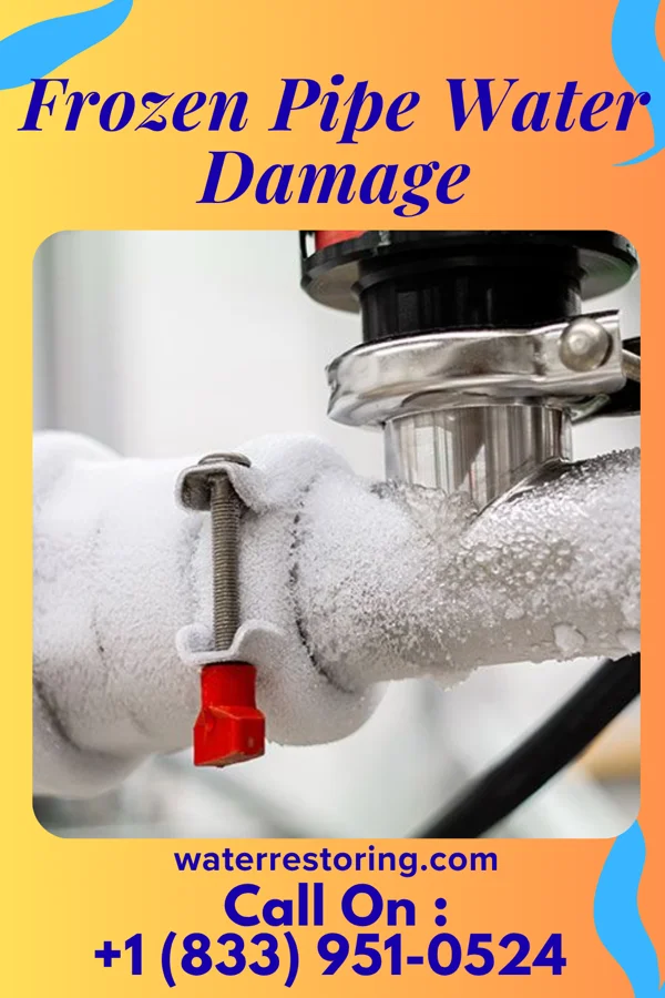 Frozen Pipe Water Damage in Apex, NC